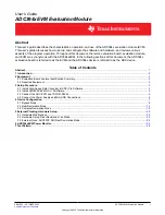 Preview for 1 page of Texas Instruments ADC364 EVM Series User Manual