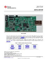 Preview for 1 page of Texas Instruments ADS1 20EVM Series User Manual