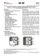 Texas Instruments ADS1274 Manual preview