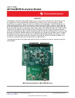 Предварительный просмотр 1 страницы Texas Instruments ADS1x48EVM User Manual