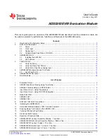 Preview for 1 page of Texas Instruments ADS5263EVM User Manual