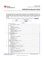 Preview for 1 page of Texas Instruments AFE4403 User Manual