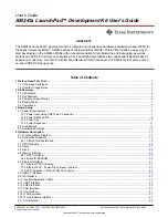 Предварительный просмотр 1 страницы Texas Instruments AM243 Series User Manual