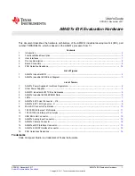 Предварительный просмотр 1 страницы Texas Instruments AM437x User Manual