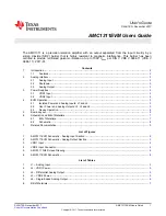 Предварительный просмотр 1 страницы Texas Instruments AMC1311 User Manual