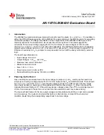 Предварительный просмотр 1 страницы Texas Instruments AN-1870 LM26420 User Manual