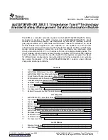 Предварительный просмотр 1 страницы Texas Instruments bq20z70EVM-001 User Manual