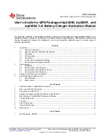 Texas Instruments bq24260 User Manual предпросмотр