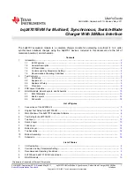 Texas Instruments bq24707EVM User Manual preview