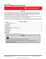 Texas Instruments BQ25171EVM User Manual предпросмотр