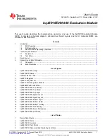 Texas Instruments bq25910EVM-854 User Manual предпросмотр