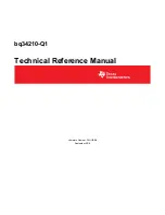 Texas Instruments bq34210-Q1 Technical Reference Manual предпросмотр