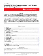 Texas Instruments bq34z100EVM User Manual предпросмотр