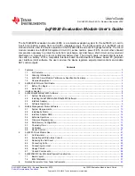 Preview for 1 page of Texas Instruments bq76920EVM User Manual