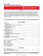 Предварительный просмотр 1 страницы Texas Instruments BQ77207 User Manual