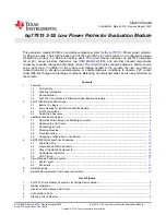 Preview for 1 page of Texas Instruments bq77915EVM-014 User Manual