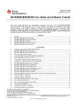 Предварительный просмотр 1 страницы Texas Instruments BUF20800 User Manual