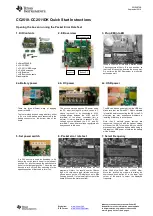 Preview for 1 page of Texas Instruments CC2510 Quick Start Instructions