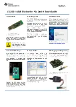 Texas Instruments CC2531 Quick Start Manual preview