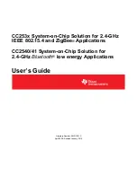 Texas Instruments CC2533 User Manual предпросмотр