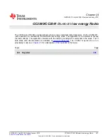 Предварительный просмотр 287 страницы Texas Instruments CC2533 User Manual