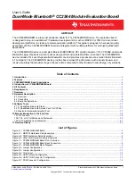 Texas Instruments CC2564BRVMT User Manual предпросмотр