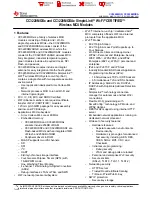 Preview for 1 page of Texas Instruments CC3120MOD Manual