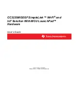 Texas Instruments CC3235MODASF User Manual preview