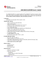 Preview for 3 page of Texas Instruments CDCE6214-Q1EVM User Manual