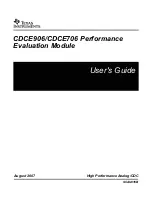 Texas Instruments CDCE706 User Manual preview