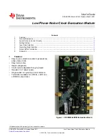 Texas Instruments CDCM61001 User Manual предпросмотр