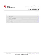 Preview for 2 page of Texas Instruments DAC161S997 User Manual