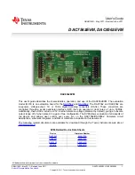 Предварительный просмотр 1 страницы Texas Instruments DAC7562EVM User Manual