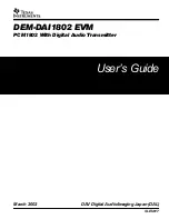 Предварительный просмотр 1 страницы Texas Instruments DEM-DAI1802 User Manual