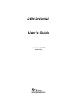 Preview for 2 page of Texas Instruments DEM-DAI3052A User Manual