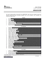 Texas Instruments DRV601EVM User Manual предпросмотр