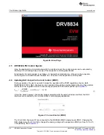 Предварительный просмотр 20 страницы Texas Instruments DRV8834EVM User Manual