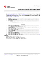 Texas Instruments DRV8899-Q1 User Manual preview