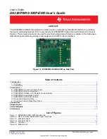 Предварительный просмотр 1 страницы Texas Instruments DS320PR810-SMP-EVM User Manual