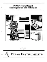 Texas Instruments DS990/1 Site Preparation And Installation Manual preview