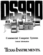 Предварительный просмотр 1 страницы Texas Instruments DS990 General Information Manual