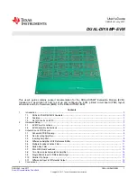 Предварительный просмотр 1 страницы Texas Instruments DUAL-DIYAMP-EVM User Manual