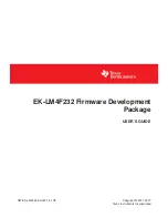 Texas Instruments EK-LM4F232 User Manual preview