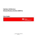 Предварительный просмотр 1 страницы Texas Instruments EMIF16 User Manual