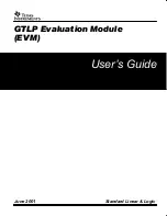 Preview for 1 page of Texas Instruments GTLP User Manual