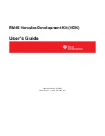 Preview for 1 page of Texas Instruments Hercules RM48 User Manual