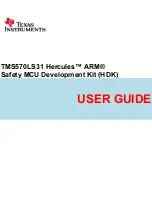 Preview for 1 page of Texas Instruments Hercules TMS570LS31 User Manual