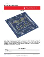 Texas Instruments INA-DUAL-2AMP-EVM User Manual preview