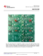 Texas Instruments INA191EVM User Manual preview