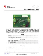 Texas Instruments INA193EVM User Manual preview